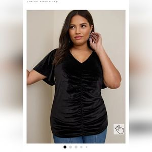 Nwot Torrid Velvet Top Size 1